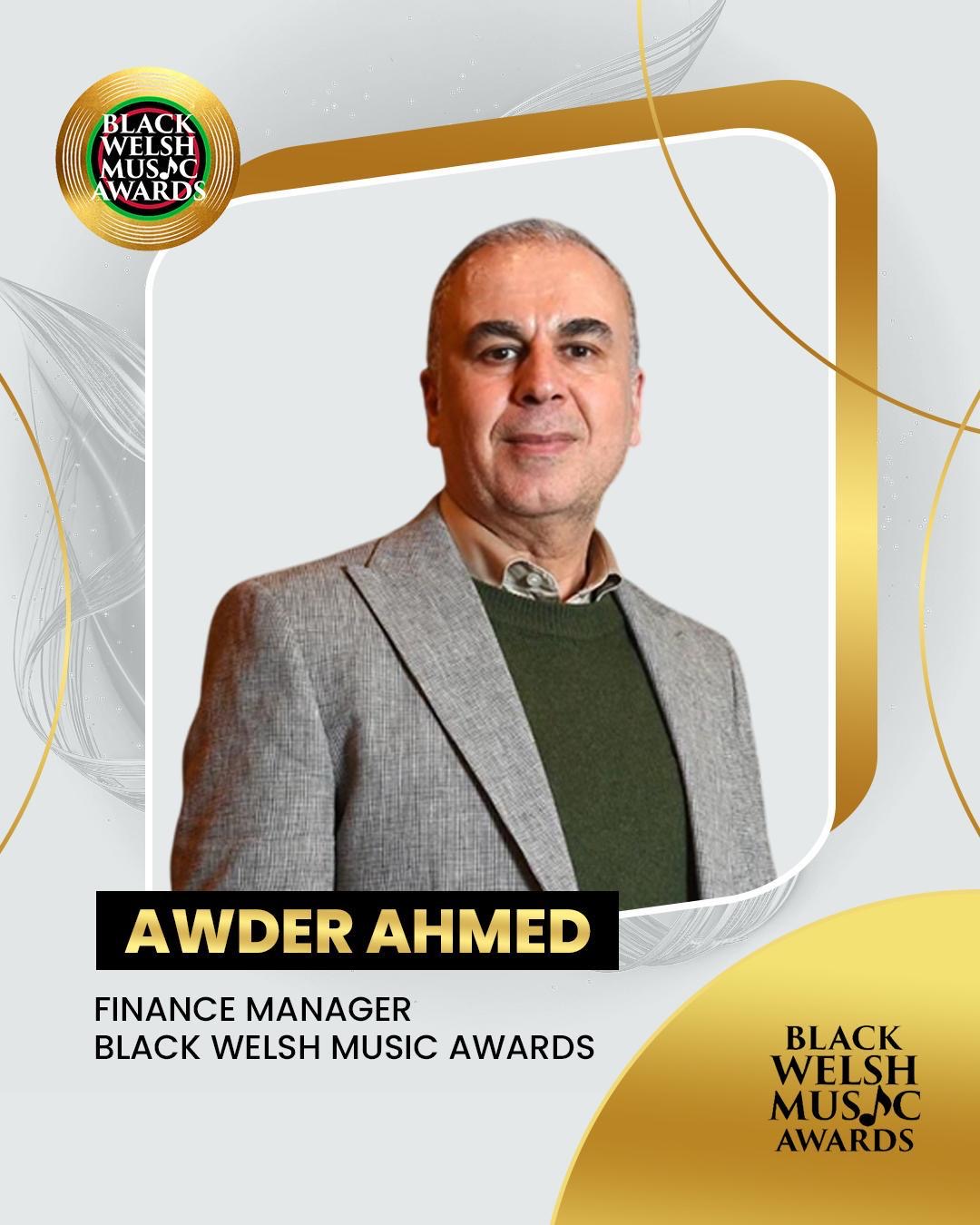 Awder Ahmed Black Welsh Music Awards Advisory Member