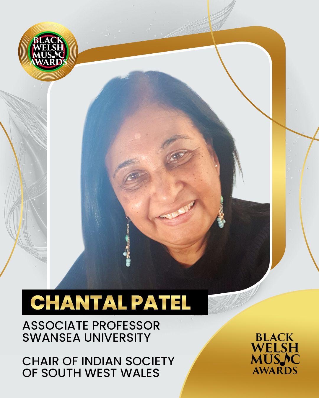 Chantal Patel Black Welsh Music Awards Advisory Member