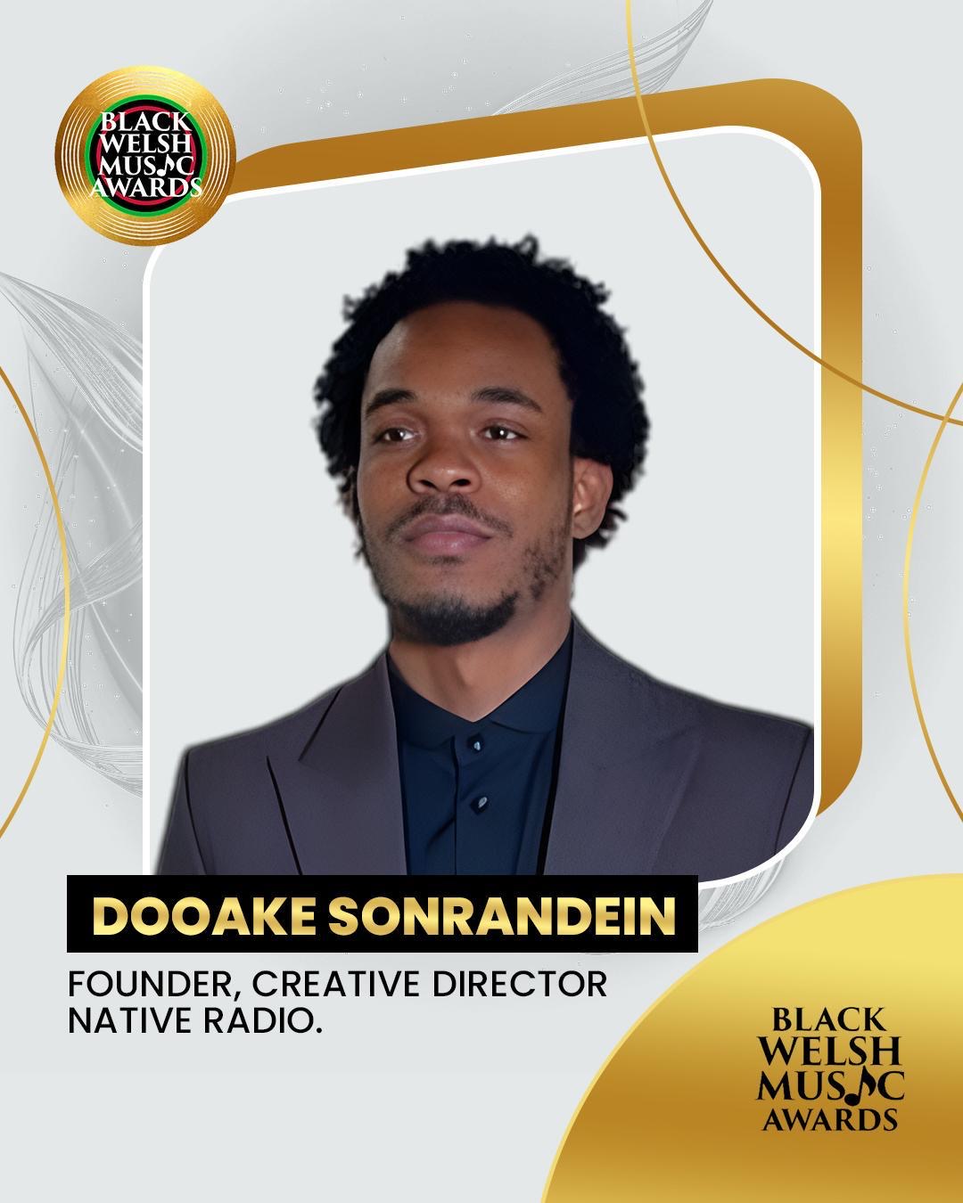 Dooake Sonrandein Advisory Member E Black Welsh Music Awards Advisory Member
