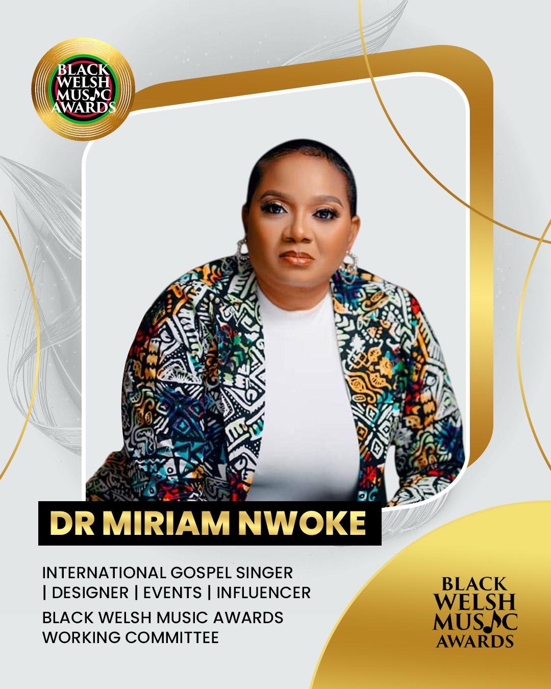 Miriam Nwoke Black Welsh Music Awards Advisory Member