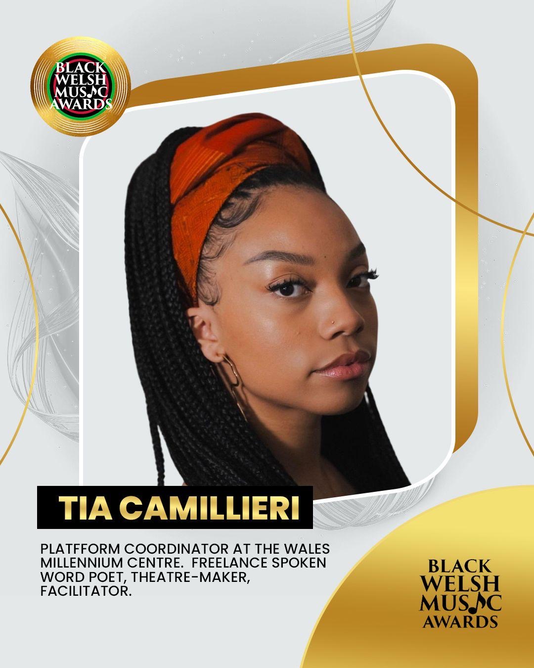 Tia Camillieri Black Welsh Music Awards Advisory Member